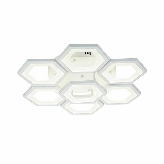 Потолочная люстра HEXAGON 10204/7LED (акрил, цвет белый) Потолочная люстра HEXAGON 10204/7LED (акрил, цвет белый)