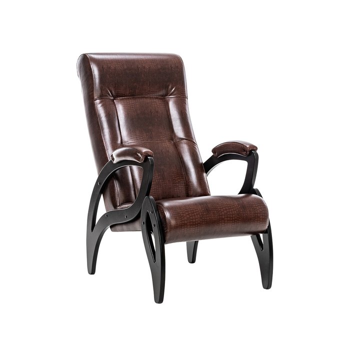 Кресло для отдыха Модель 51 коричневого цвета