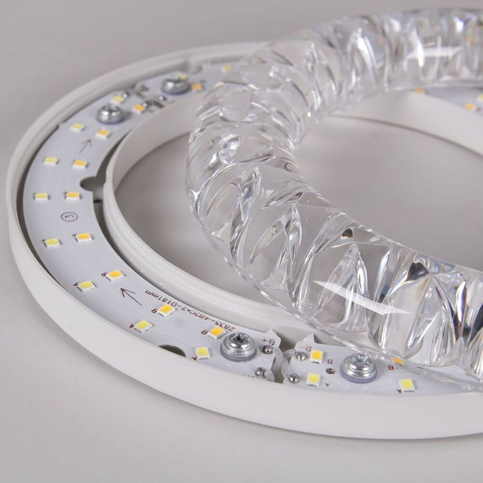 Потолочный светильник 19847-0.3-03B WH (акрил, цвет прозрачный) - лучшие Потолочные светильники в INMYROOM Потолочный светильник 19847-0.3-03B WH (акрил, цвет прозрачный) - лучшие Потолочные светильники в INMYROOM