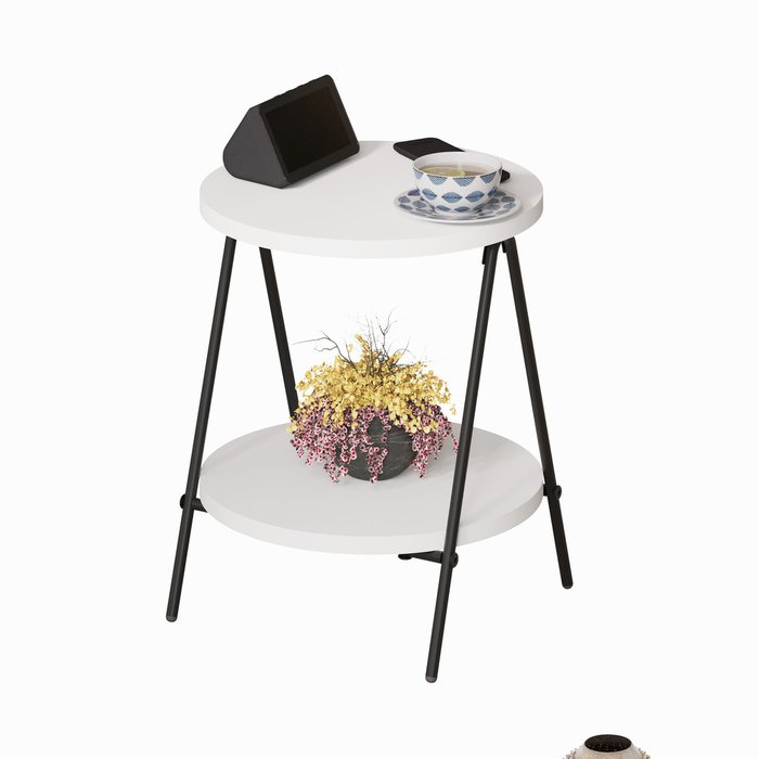 Стол кофейный Essel белого цвета - купить Кофейные столики по цене 11592.0