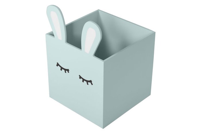 Ящик для игрушек Sleepy Bunny, цвет аква