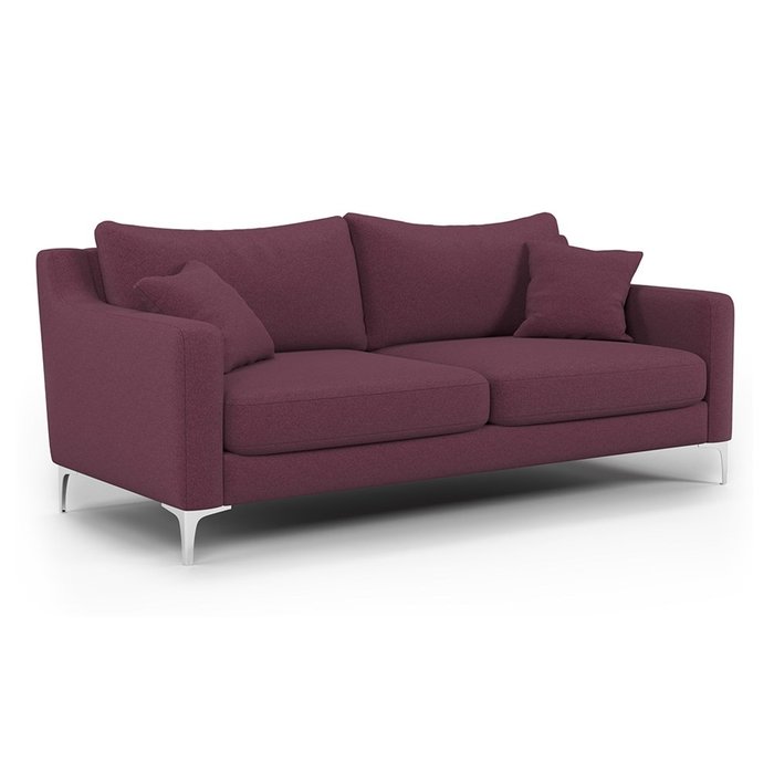 Диван Mendini ST (204 см) бордового цвета - купить Прямые диваны по цене 62200.0