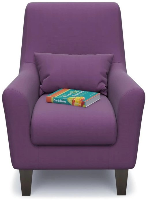 Кресло Либерти фиолетового цвета - купить Интерьерные кресла по цене 11724.0