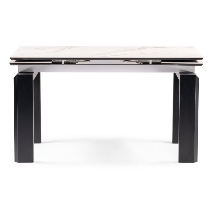 Раздвижной обеденный стол Давос цвета белый мрамор - купить Обеденные столы по цене 49190.0