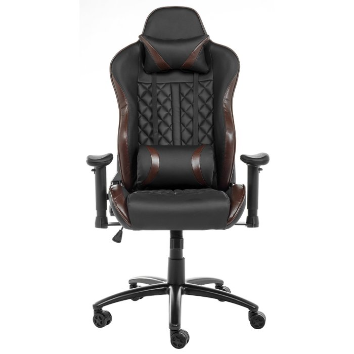 Компьютерное кресл Sprint коричнево-черного цвета - купить Офисные кресла по цене 25210.0