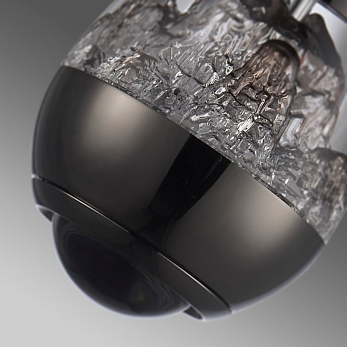 Светильник подвесной iLedex Rocks 8278P-1 PEARL BLACK - лучшие Подвесные светильники в INMYROOM