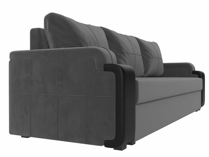 Прямой диван-кровать Николь лайт серого цвета - лучшие Прямые диваны в INMYROOM