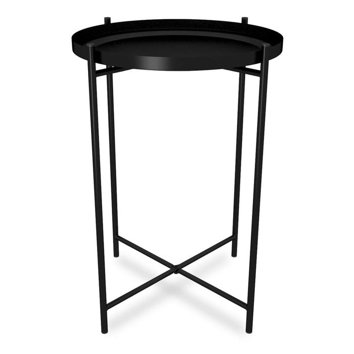 Сервировочный стол Арнис черного цвета