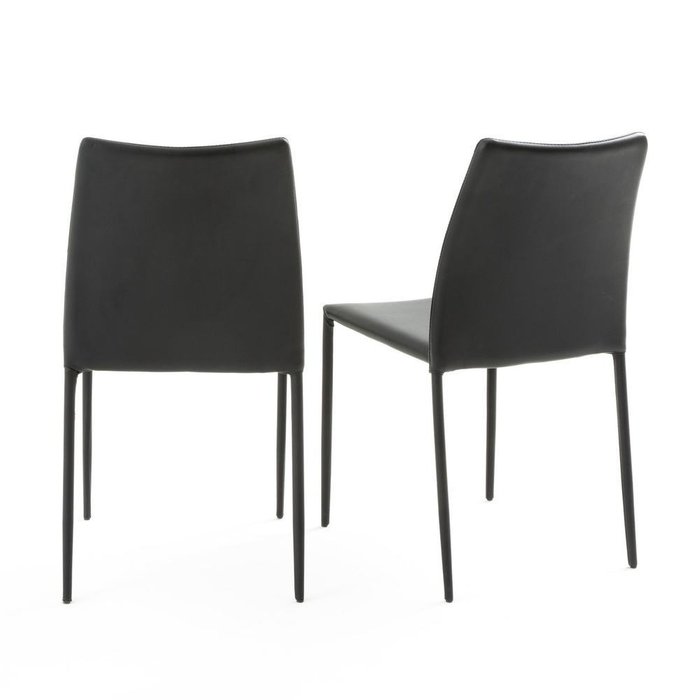 Комплект из двух стульев Newark черного цвета - купить Обеденные стулья по цене 14199.0