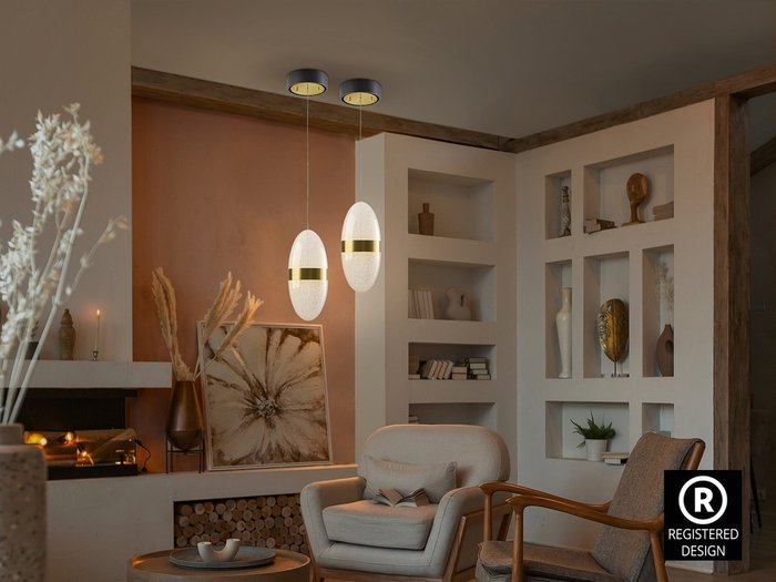 Подвесной светильник Garden 1L черный/бронзовый - лучшие Подвесные люстры в INMYROOM