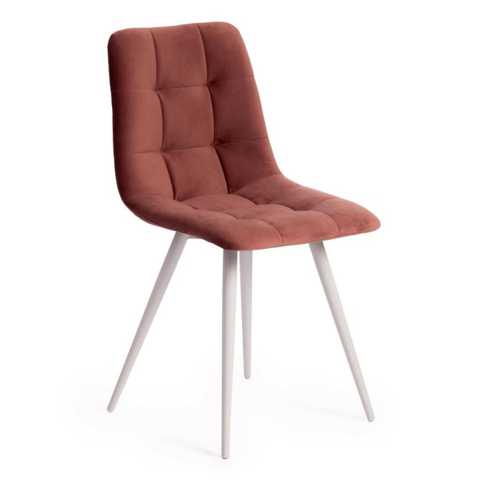 Набор из четырех стульев Chilly кораллового цвета - купить Обеденные стулья по цене 16480.0