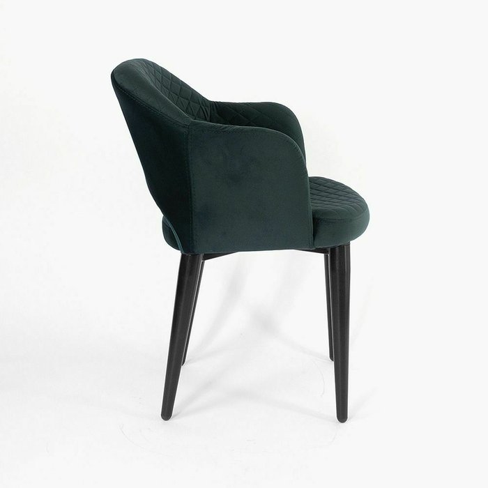Стул Мартин темно-зеленого цвета - лучшие Обеденные стулья в INMYROOM