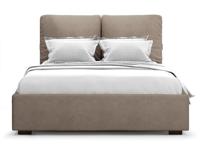 Кровать Trazimeno 140х200 темно-бежевого цвета - купить Кровати для спальни по цене 33000.0