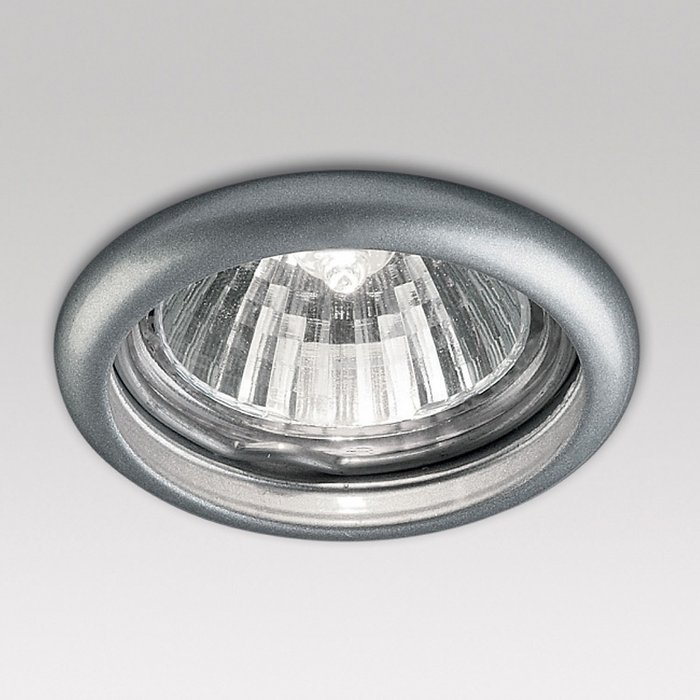 Встраиваемый светильник Delta Light MZ из алюминия серого цвета