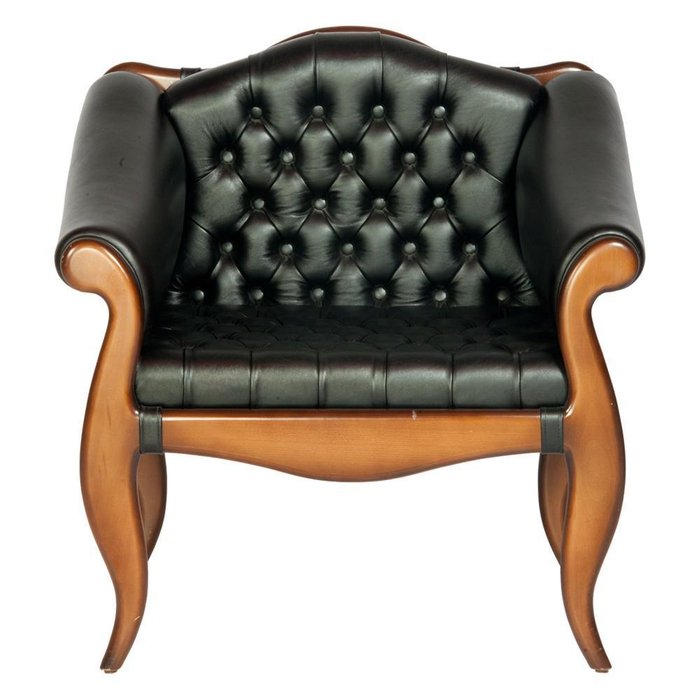 Кресло Марсель черно-коричневого цвета - купить Интерьерные кресла по цене 210558.0