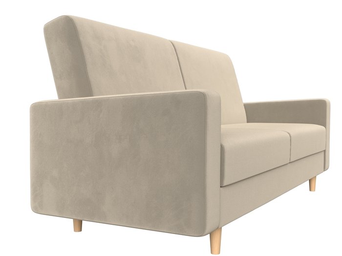 Прямой диван-кровать Бонн бежевого цвета - лучшие Прямые диваны в INMYROOM