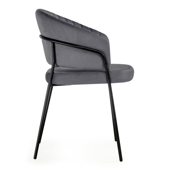Стул Лео темно-серого цвета - лучшие Обеденные стулья в INMYROOM