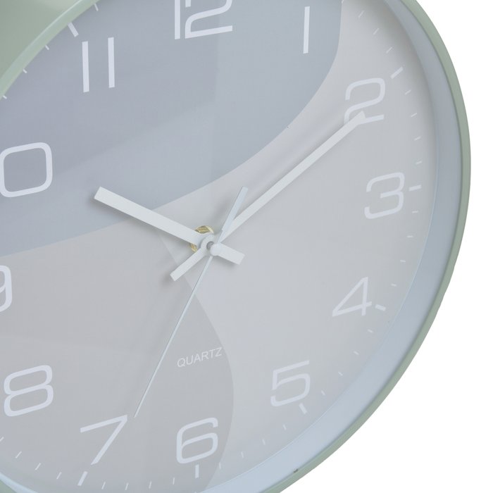 Часы настенные зелено-серого цвета - купить Часы по цене 1740.0