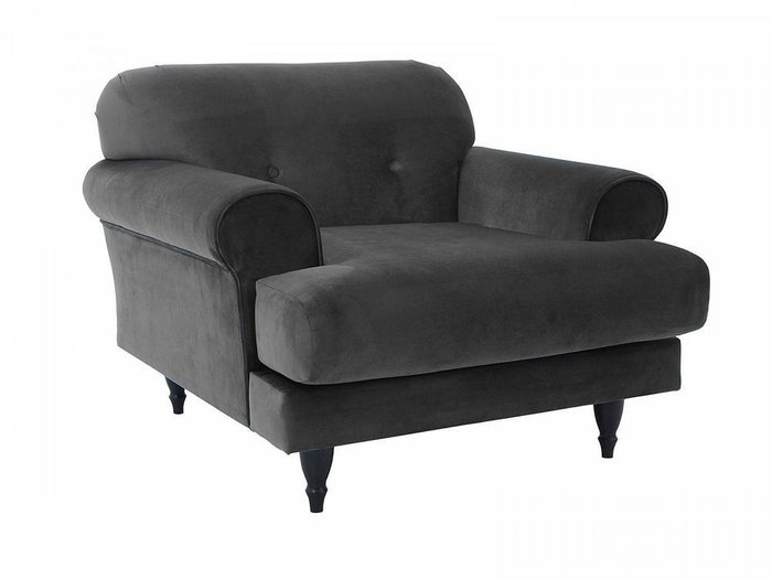 Кресло Italia темно-серого цвета - купить Интерьерные кресла по цене 52470.0