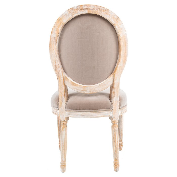 Стул Луи Пеликан с обивкой бежевого цвета - лучшие Обеденные стулья в INMYROOM