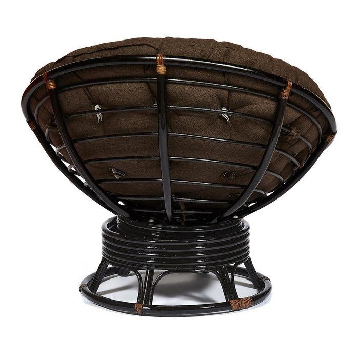 Кресло-качалка Papasan Antique brown с подушкой темно-коричневого цвета - купить Садовые кресла по цене 28360.0 Кресло-качалка Papasan Antique brown с подушкой темно-коричневого цвета - купить Садовые кресла по цене 28360.0