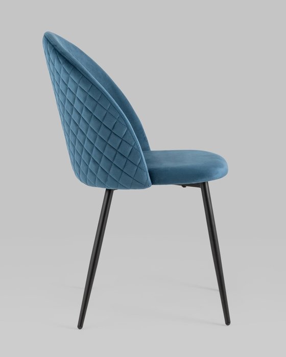 Стул Lilly синего цвета - лучшие Обеденные стулья в INMYROOM