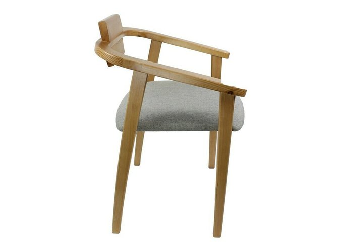Стул-кресло Дублин серо-бежевого цвета - лучшие Обеденные стулья в INMYROOM