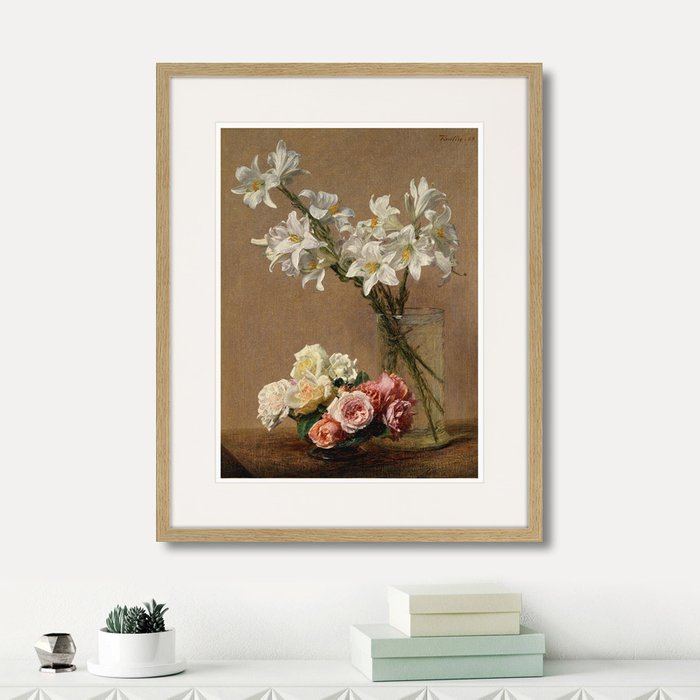 Набор из дух репродукций картин Summer flowers in a vases  - купить Картины по цене 7990.0