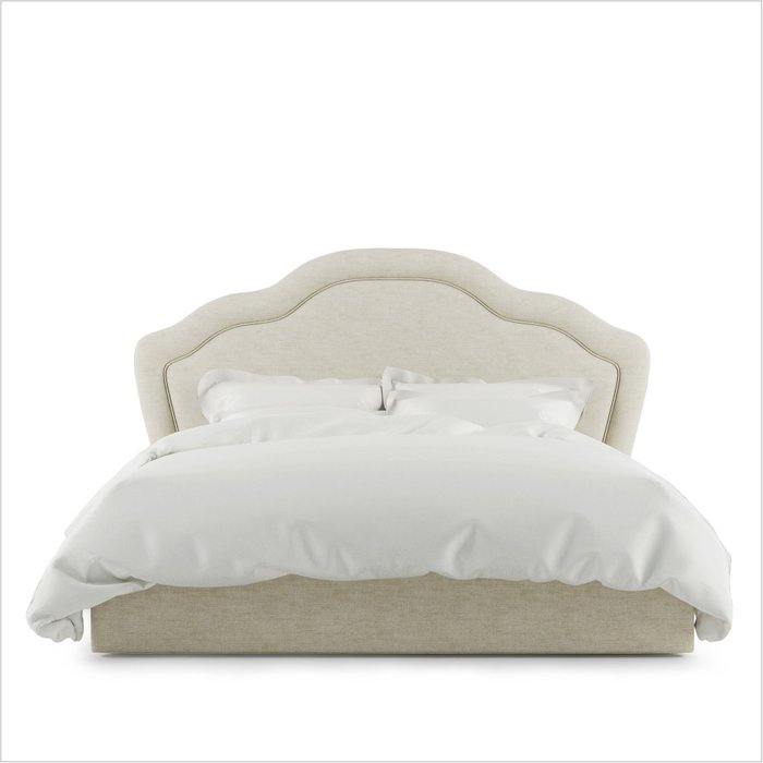Кровать Ginger Bed с фигурным изголовьем 200х200, 210х200, 220х200 - купить Кровати для спальни по цене 109670 Кровать Ginger Bed с фигурным изголовьем 200х200, 210х200, 220х200 - купить Кровати для спальни по цене 109670