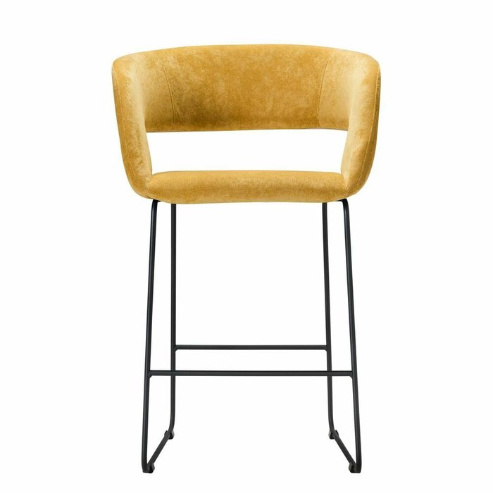Полубарный стул Hugs желтого цвета - купить Барные стулья по цене 10760.0