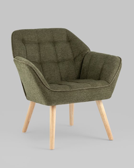 Кресло Вэйл темно-зеленого цвета - купить Интерьерные кресла по цене 17090.0