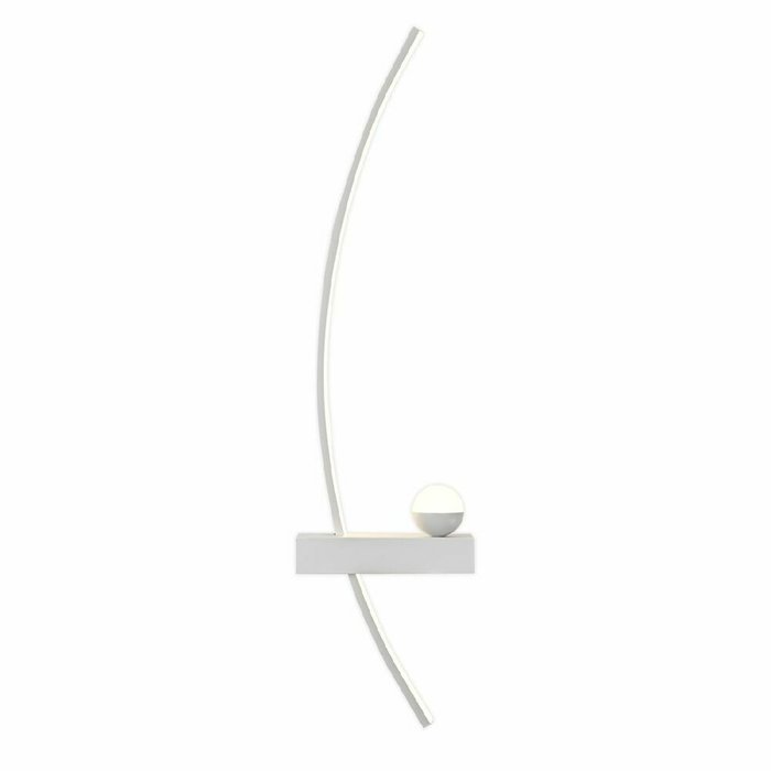 Настенный светильник Ray 10220/2LED White L (силикон, цвет белый) Настенный светильник Ray 10220/2LED White L (силикон, цвет белый)