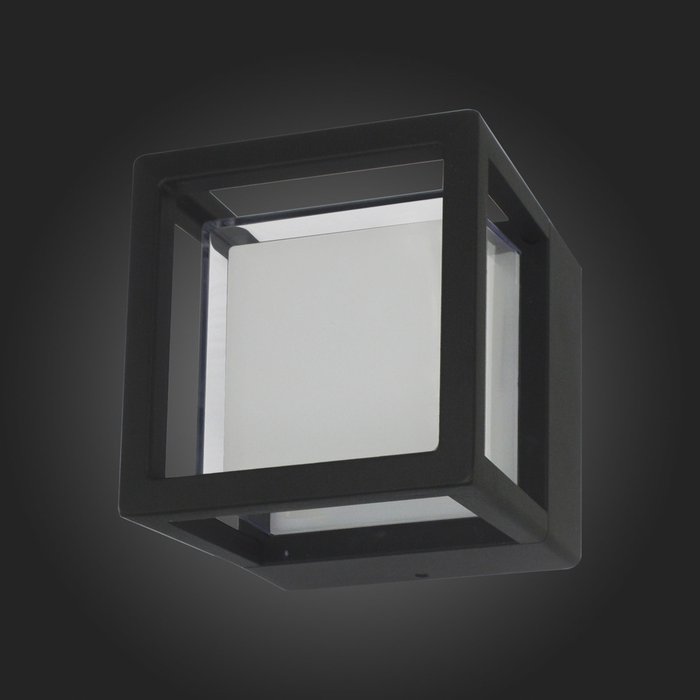 Светильник уличный настенный Alceno черно-белого цвета - лучшие Настенные уличные светильники в INMYROOM