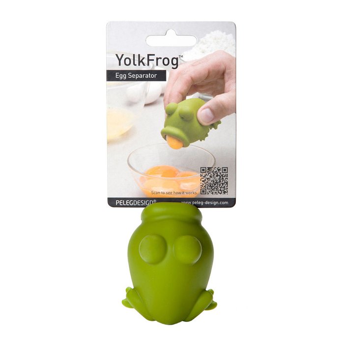 Отделитель яичного желтка Peleg Design yolkfrog - лучшие Аксессуары для кухни в INMYROOM