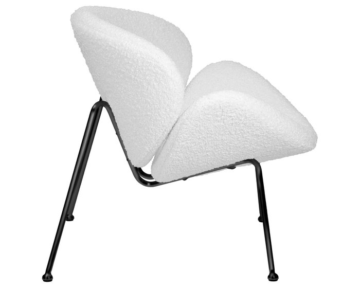 Кресло дизайнерское Emily белого цвета - лучшие Интерьерные кресла в INMYROOM