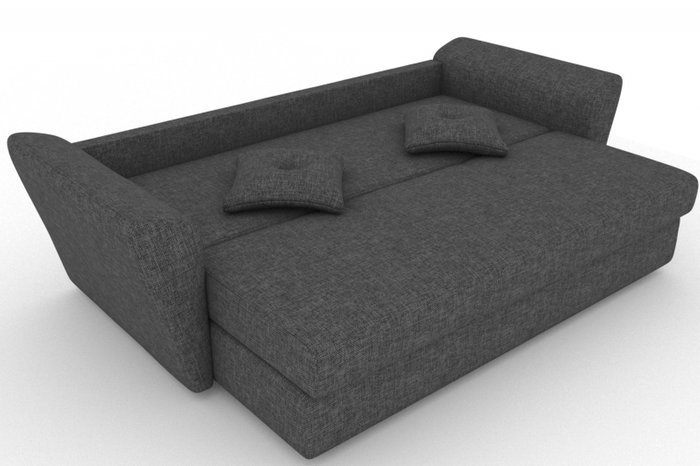 Прямой диван-кровать Neapol темно-серого цвета - купить Прямые диваны по цене 16000.0
