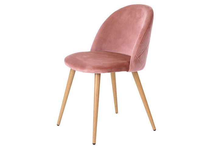 Комплект из двух стульев Стивен розового цвета - лучшие Обеденные стулья в INMYROOM