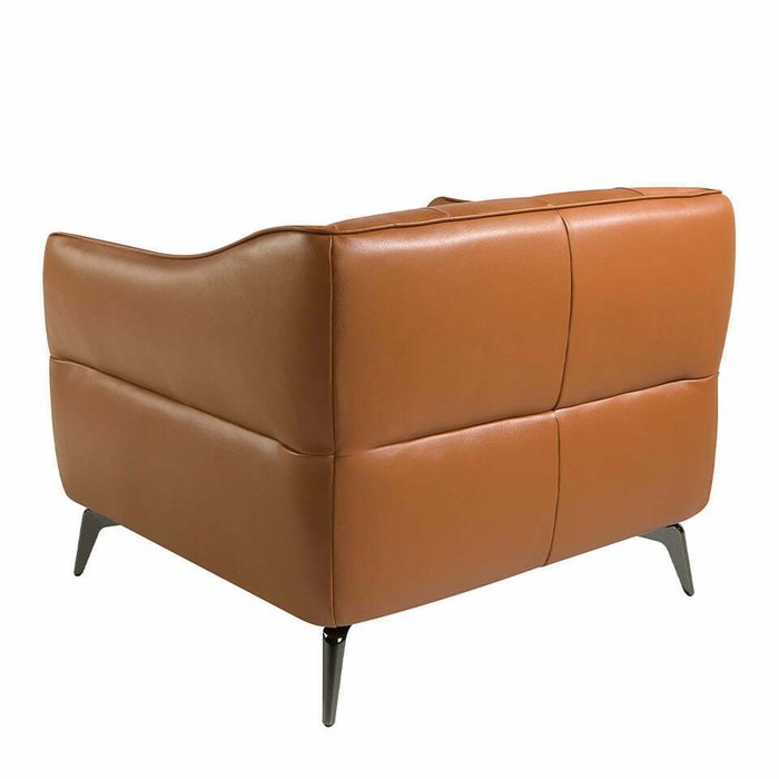 Кресло из натуральной кожи коричневого цвета - лучшие Интерьерные кресла в INMYROOM