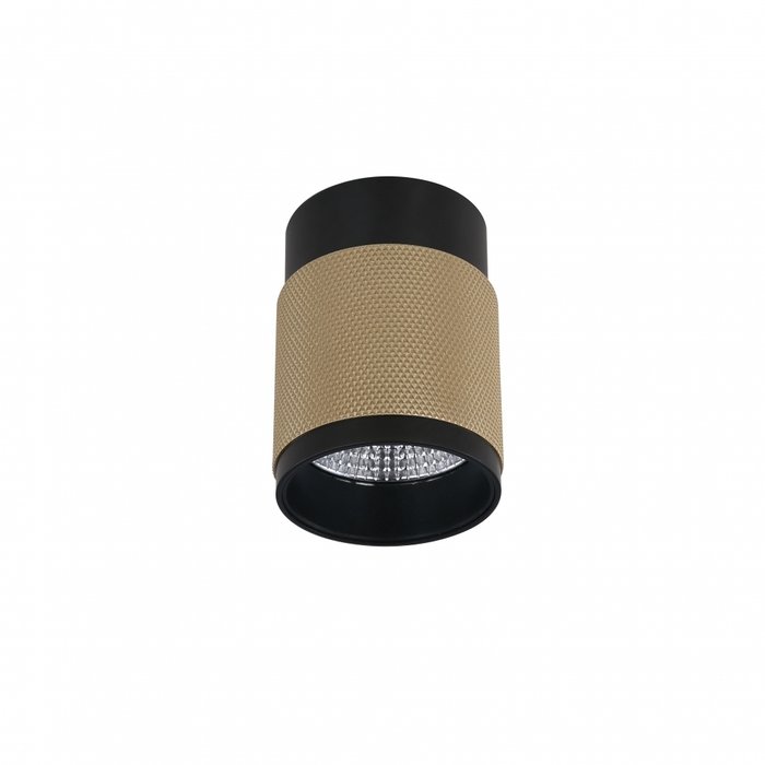 Светильник накладной iLEDEX Delta 1955-10W-3000K-36 BK+BR