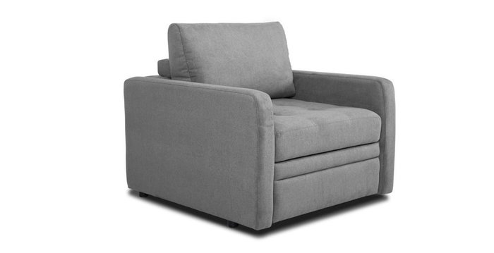 Кресло-кровать Бруно серого цвета 