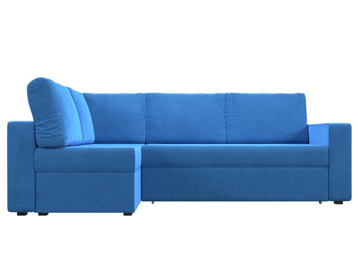 Угловой диван-кровать Оливер голубого цвета левый угол - купить Угловые диваны по цене 51999.0
