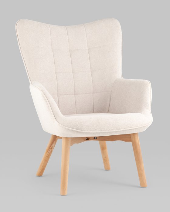 Кресло Манго белого цвета - купить Интерьерные кресла по цене 24990.0