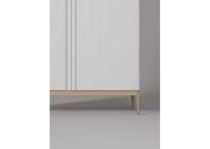 Шкаф Line белого цвета - лучшие Шкафы распашные в INMYROOM