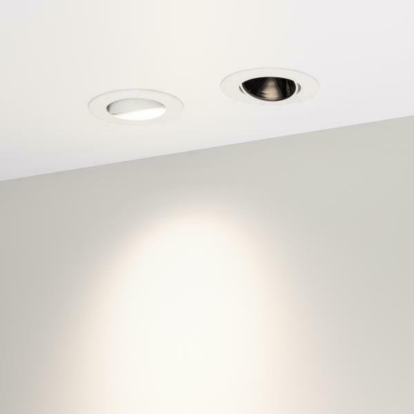 Встраиваемый светодиодный светильник Arlight MS-Forecast-Built-Turn-R102-12W Day4000 033659 - лучшие Лампочки в INMYROOM