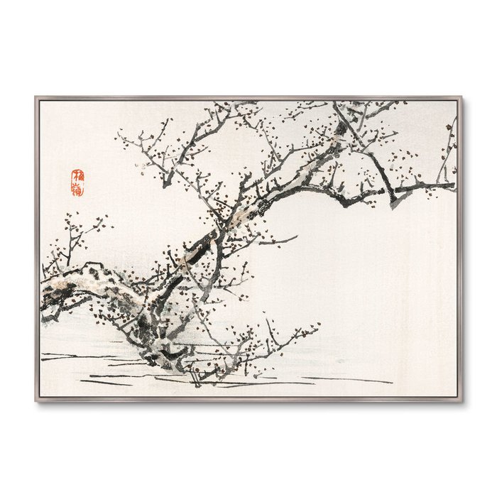 Репродукция картины Tree against the backdrop of water, 1883г. - купить Картины по цене 21999.0
