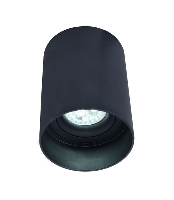 Накладной светильник Flixton черного цвета - лучшие Потолочные светильники в INMYROOM