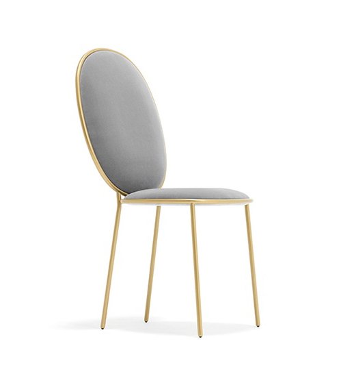 Стул Stay серого цвета - купить Обеденные стулья по цене 24500.0