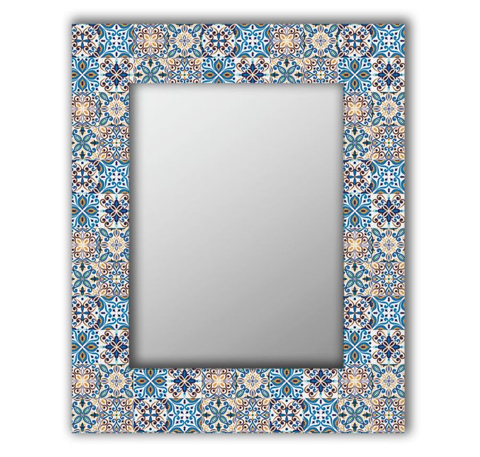 Настенное зеркало Мексиканская плитка 80х80