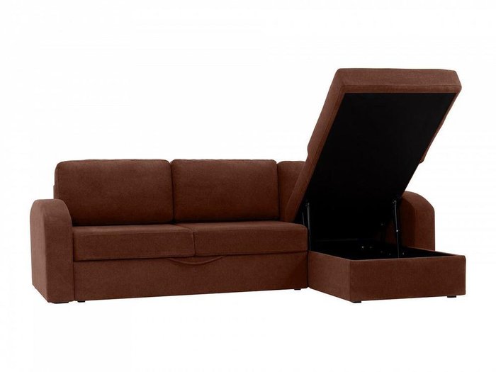 Угловой диван Peterhof коричневого цвета - лучшие Угловые диваны в INMYROOM