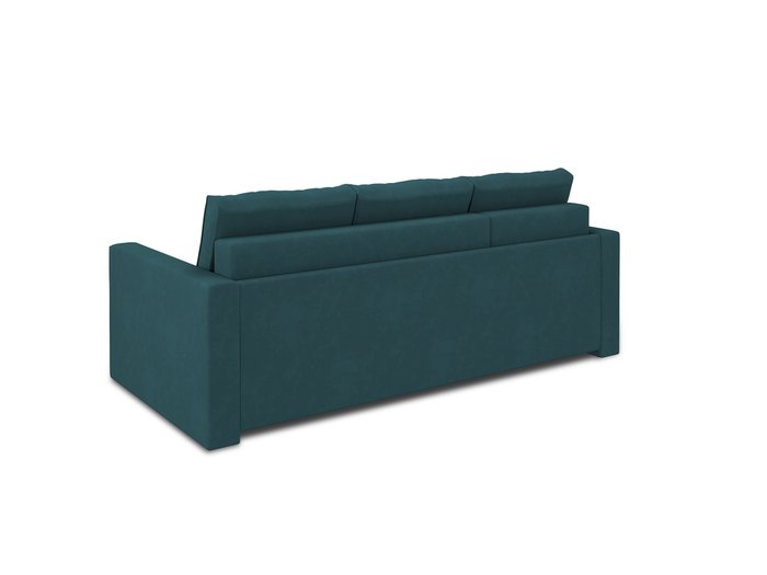 Угловой диван-кровать левый Macao сине-зеленого цвета - лучшие Угловые диваны в INMYROOM